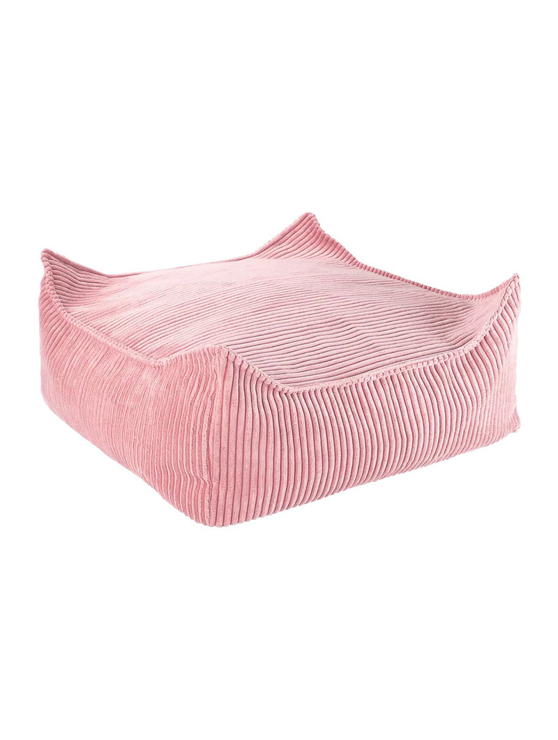 Pink Mousse Square Ottoman - Wigiwama - Wigiwama