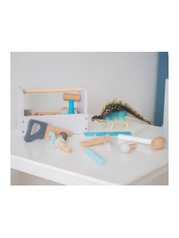 Wooden Toy Toolbox for Children
