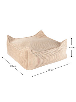 Brown Sugar Square Ottoman - Wigiwama