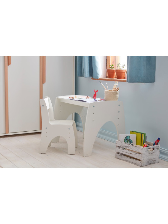 Pine wood Adjustable small Table
