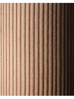 Pouf Quadrato in Velluto a Coste Caramello per Bambini - Wigiwama