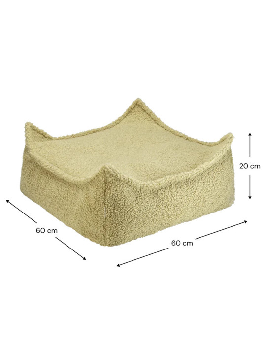 Matcha Green Square Ottoman - Wigiwama
