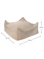 Biscuit Square Ottoman - Wigiwama