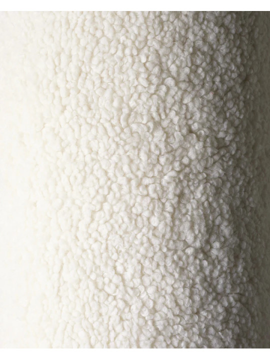 Cream White Square Ottoman - Wigiwama