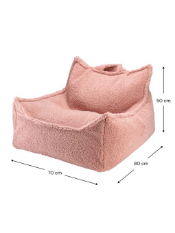 Children's Guava Pink Beanbag Chair - Wigiwama