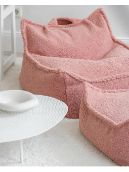 Children's Guava Pink Beanbag Chair - Wigiwama