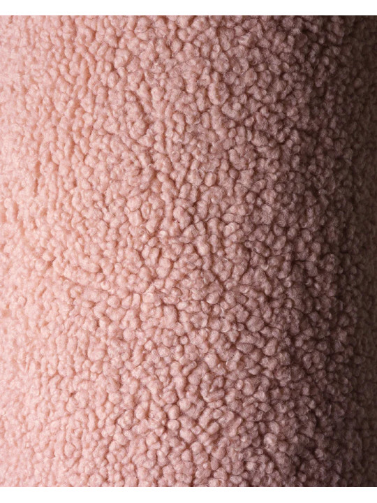 Pouf a Sacco in Tessuto Teddy Rosa Guava - Wigiwama