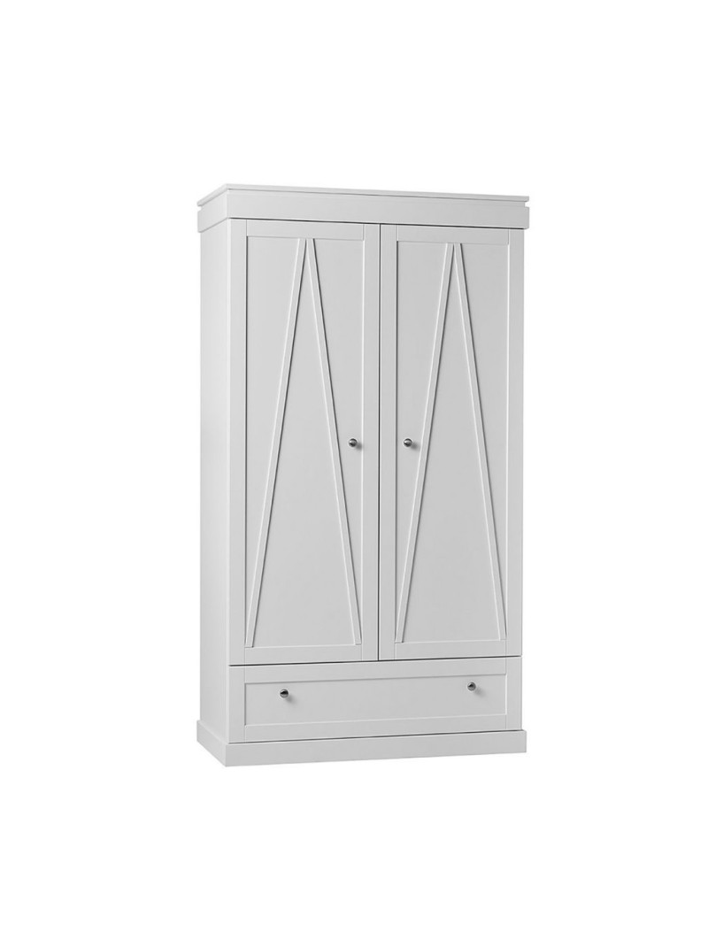 Wardrobe for the Children's Bedroom in white MDF