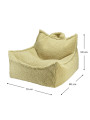 Children's Matcha Green Beanbag Chair - Wigiwama