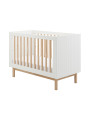 Children's Cot Bed 60x120 cm in White Wood Miloo - Pinio