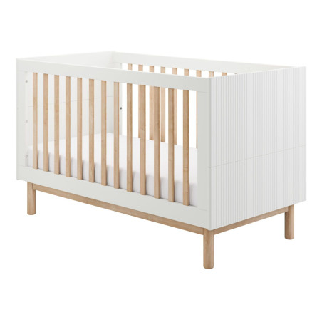 Culla Lettino 140×70 cm in Legno Bianco Miloo - Pinio