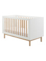 Culla Lettino 140×70 cm in Legno Bianco Miloo - Pinio