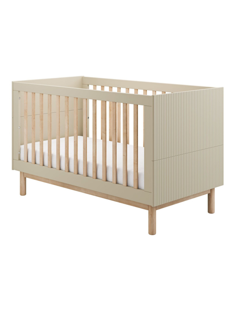 Culla Lettino 140×70 cm in Legno Champagne Miloo - Pinio
