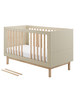 Culla Lettino 140×70 cm in Legno Champagne Miloo - Pinio