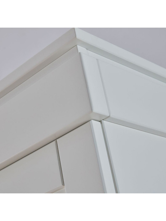 Wardrobe for the Children's Bedroom in white MDF with a traditional and modern design