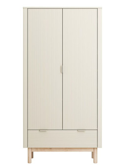 Children's Wardrobe Miloo in Champagne Wood - Pinio