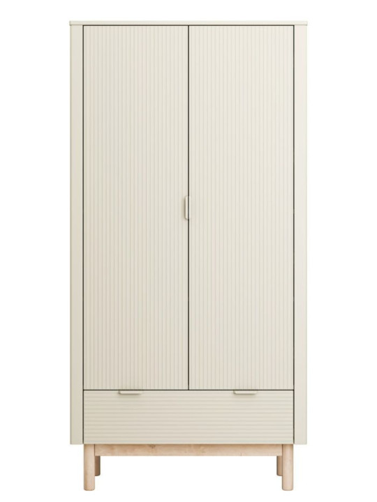 Armadio 2 Ante per Bambini Miloo in Legno Champagne - Pinio