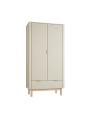 Children's Wardrobe Miloo in Champagne Wood - Pinio