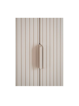 Children's 3-Door Wardrobe Miloo in Champagne Wood - Pinio