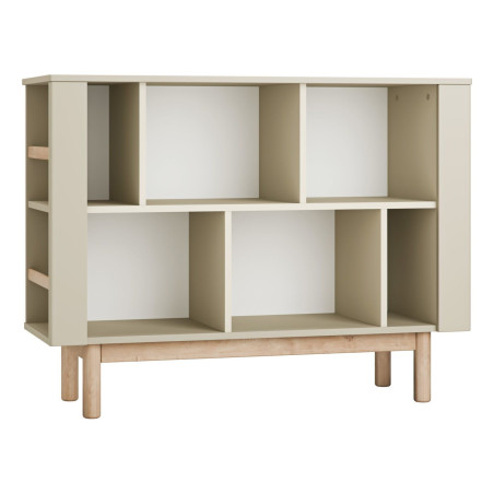 Libreria Bassa per Camerette Miloo in Legno Champagne - Pinio