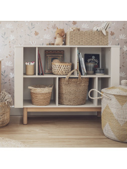 Libreria Bassa per Camerette Miloo in Legno Champagne - Pinio