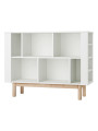 Libreria Bassa per Camerette Miloo in Legno Bianco - Pinio