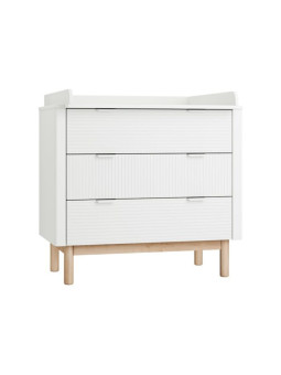 Children's 3-drawer Chest Miloo White - Pinio