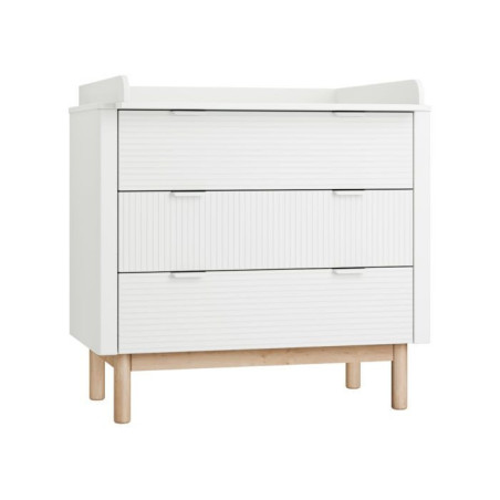 Children's 3-drawer Chest Miloo White - Pinio