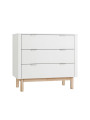 Children's 3-drawer Chest Miloo White - Pinio