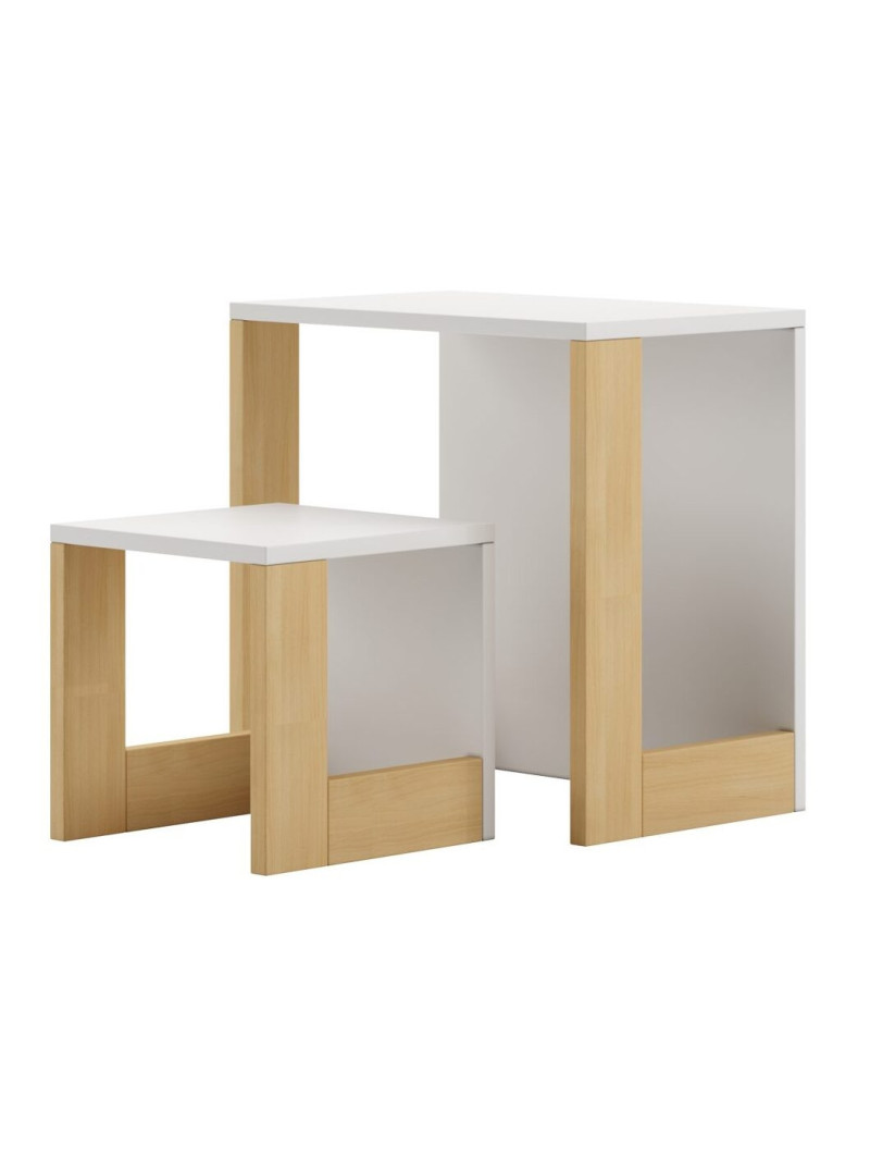 Children's Table + Chair Set Cube - Pinio