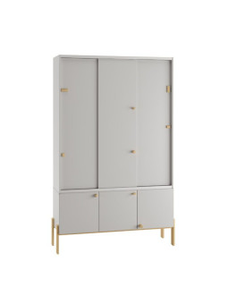 Children's Module IV with 3-Door Cube white - Pinio