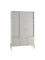 Children's Module IV with 3-Door Cube white - Pinio