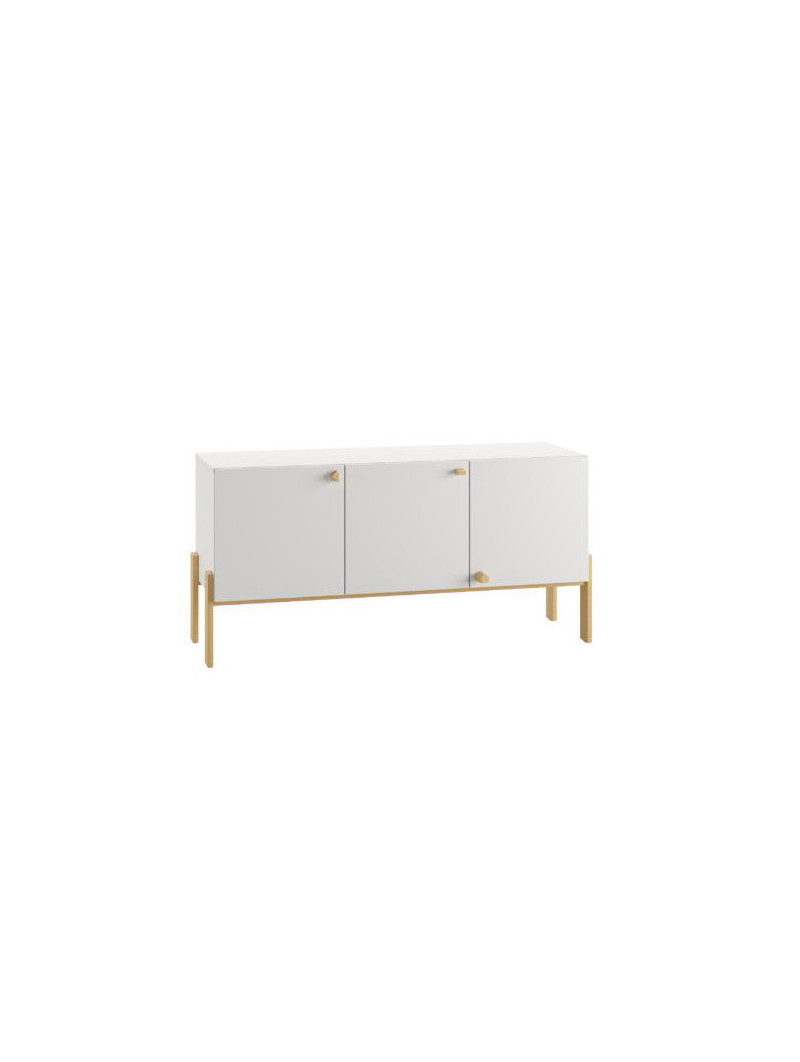 Children's Module IV with 3-Door Cube white - Pinio