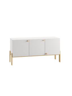 Children's Module IV with 3-Door Cube white - Pinio