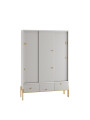 Modulo III con 3 Cassetti Cube Bianco - Pinio