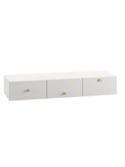 Modulo III con 3 Cassetti Cube Bianco - Pinio
