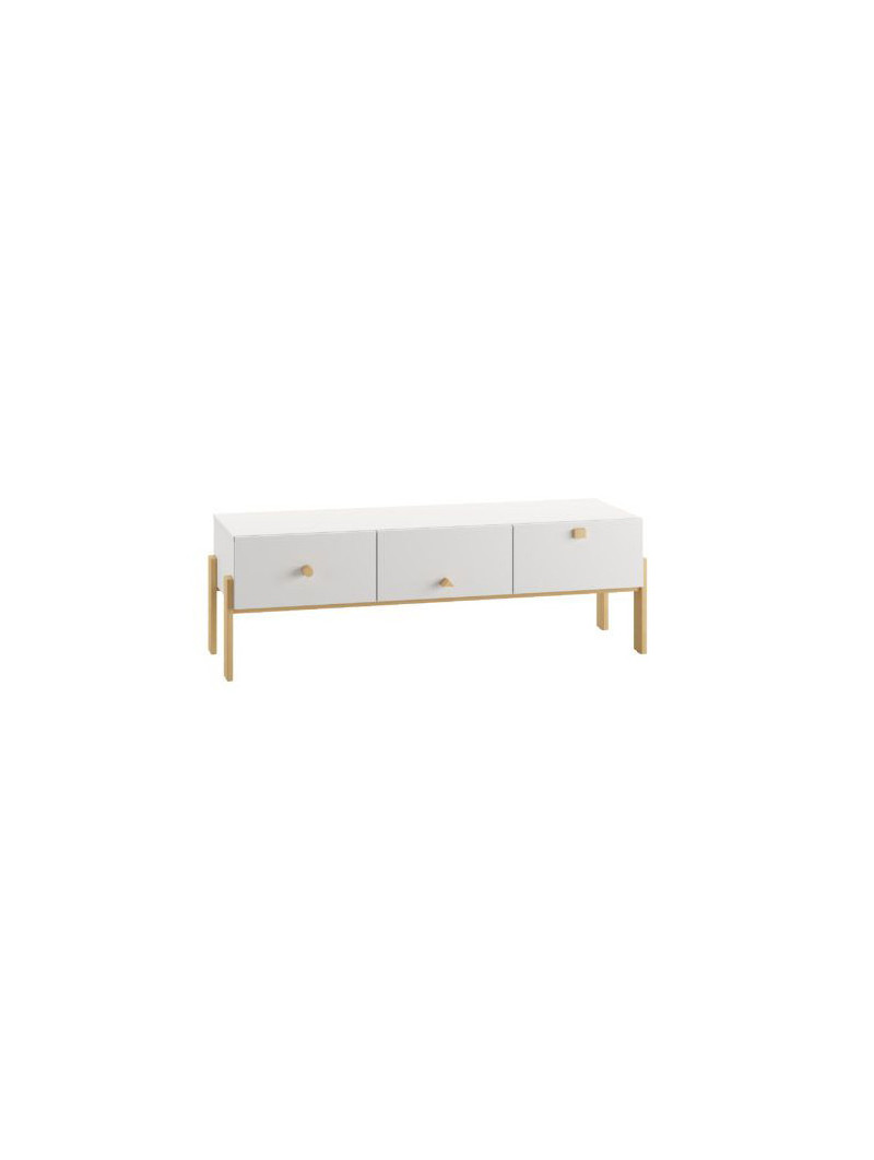 Modulo III con 3 Cassetti Cube Bianco - Pinio