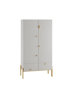 Children's Module I with 2-Drawers Cube white - Pinio