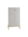 Children's Module I with 2-Drawers Cube white - Pinio