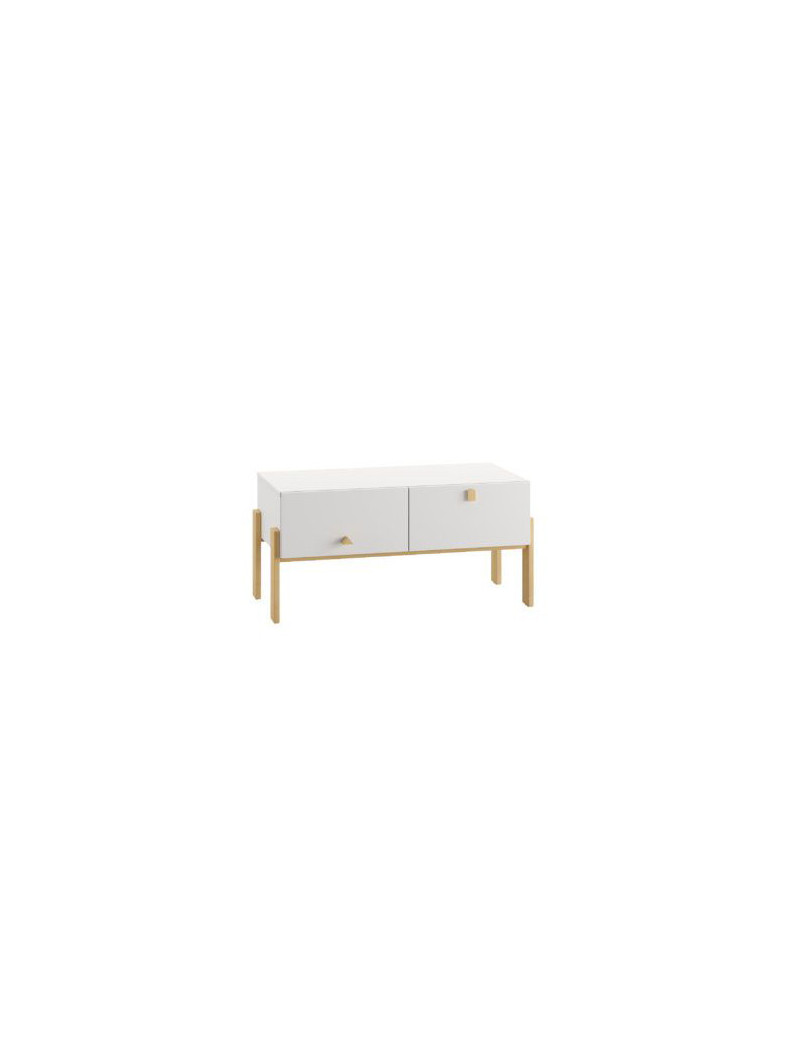 Children's Module I with 2-Drawers Cube white - Pinio