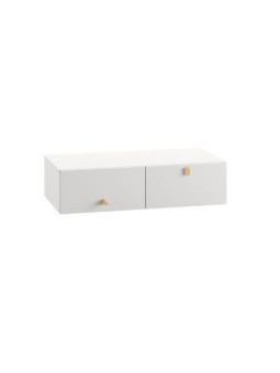 Children's Module I with 2-Drawers Cube white - Pinio