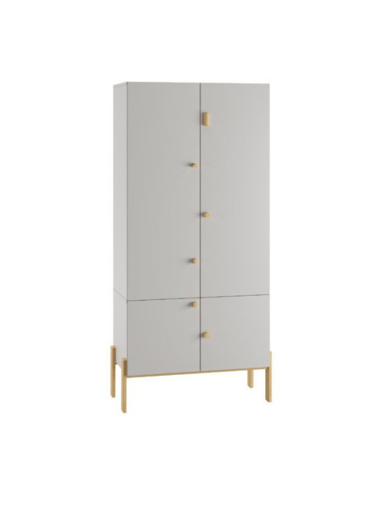 Children's Module II with 2-Doors Cube white - Pinio