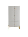 Children's Module II with 2-Doors Cube white - Pinio
