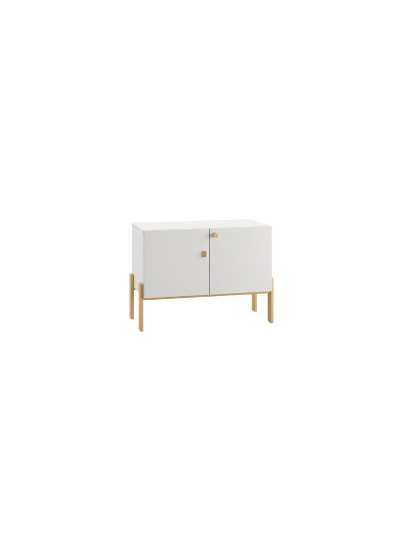 Children's Module II with 2-Doors Cube white - Pinio