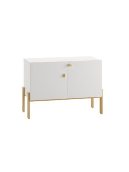Children's Module II with 2-Doors Cube white - Pinio