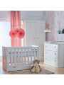 Cot Bed 120x60 for the Children's Bedroom in white MDF