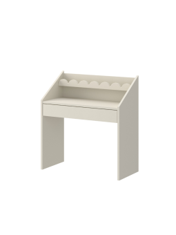 Children's Montessori Compact Desk Book Nook Latte - BellAmy