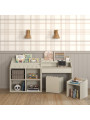 Sedia Montessoriana per Bambini Book Nook Crema - BellAmy