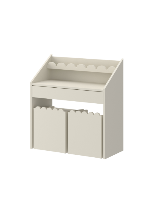 Sedia montessoriana Book Nook crema - BellAmy