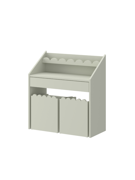 Sedia Montessoriana per Bambini Book Nook Verde - BellAmy